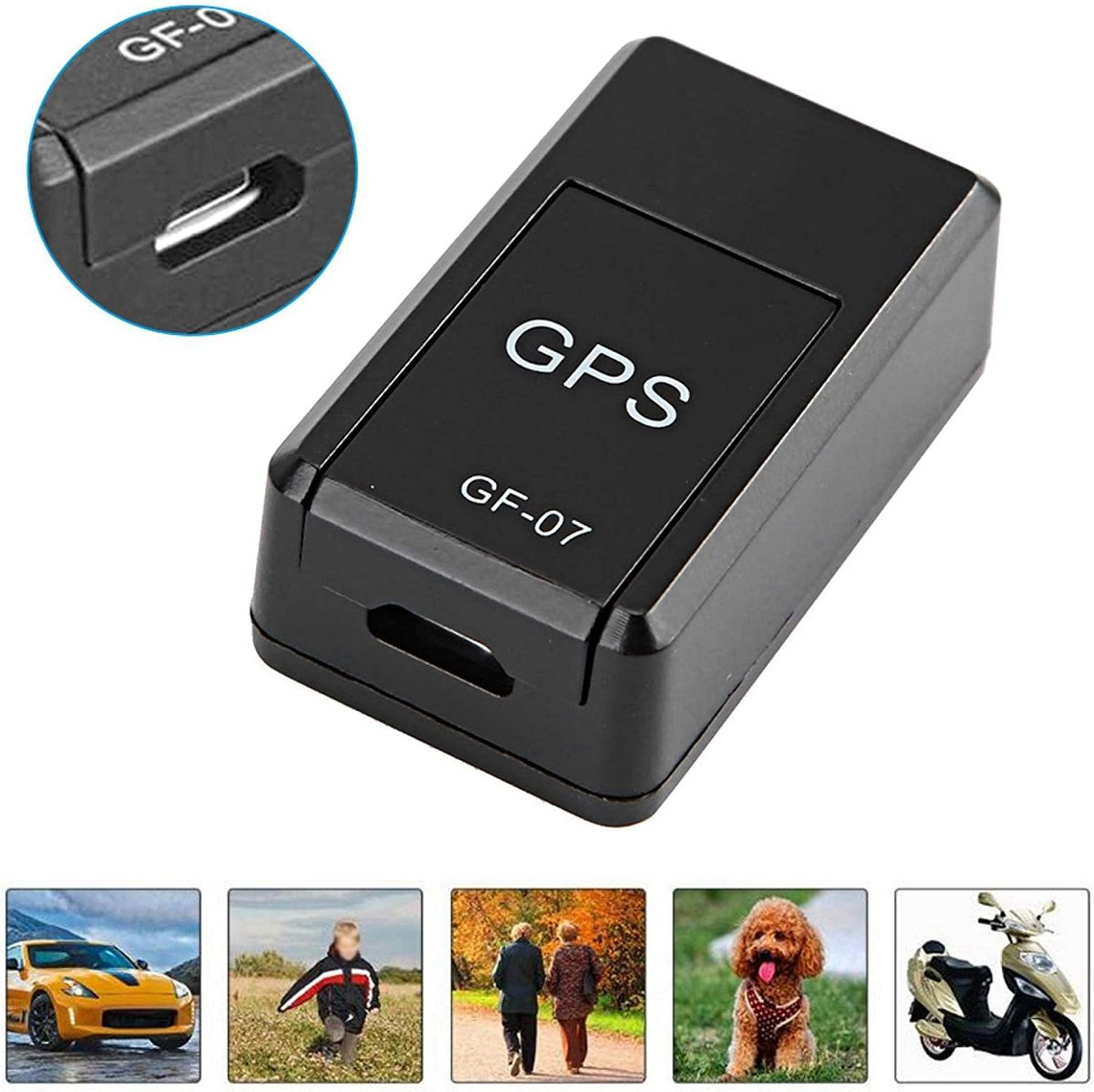 Mini localizador GPS magnético