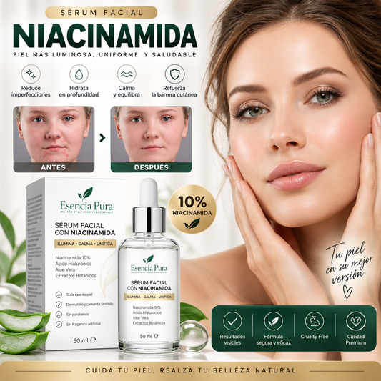 Serum facial con nicotinamida